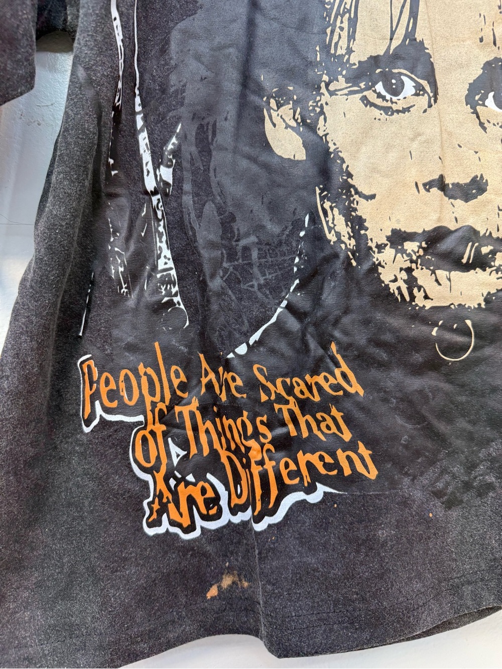 Black & Orange Graphic Men’s Band-Style T-Shirt - Picture 3 of 7